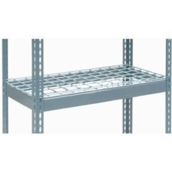 Global Equipment Additional Shelf Level Boltless Wire Deck 36"Wx12"D, 1500 lbs. Capacity, GRY 717441